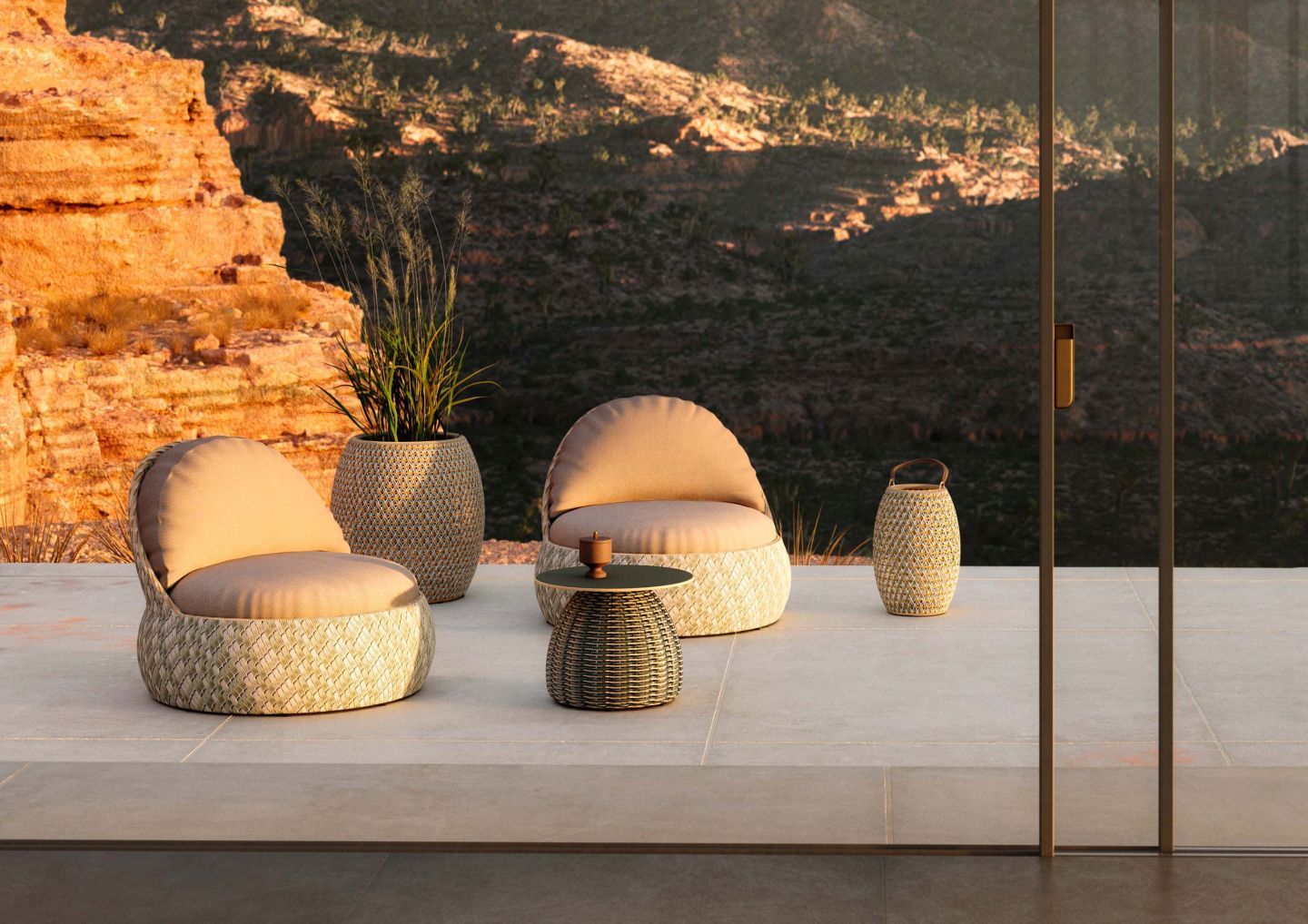 Dala Lounge Chair with Cushion Dedon