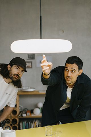 Oto pendant light Ø 45 cm Belux  