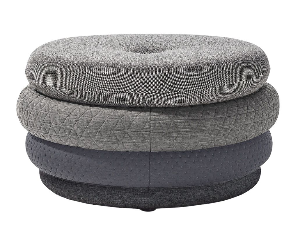 Fat Tom Pouf Lounge - Stool without Legs Richard Lampert Grey
