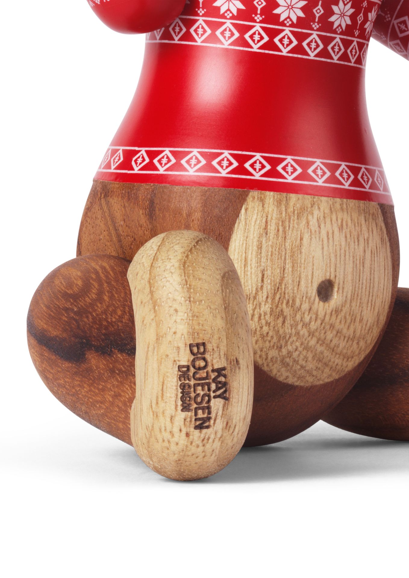Christmas Jumper Monkey 2024 small wooden figure Kay Bojesen