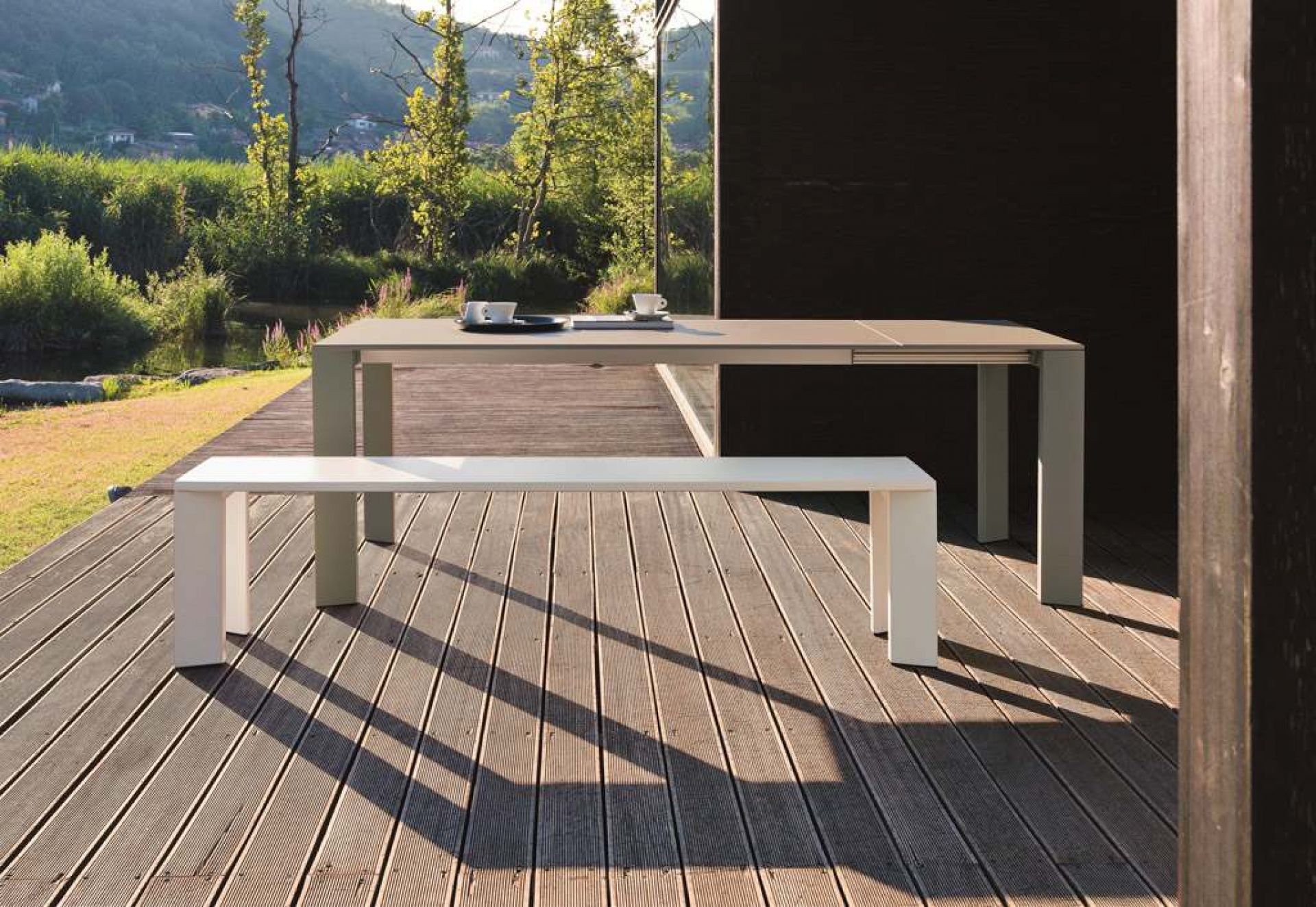 Grande Arche outdoor bench Fast