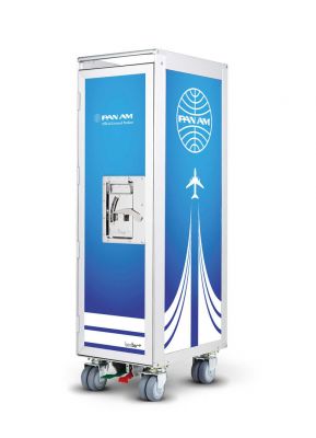 Pan Am Take-Off Airplane Trolley Bordbar