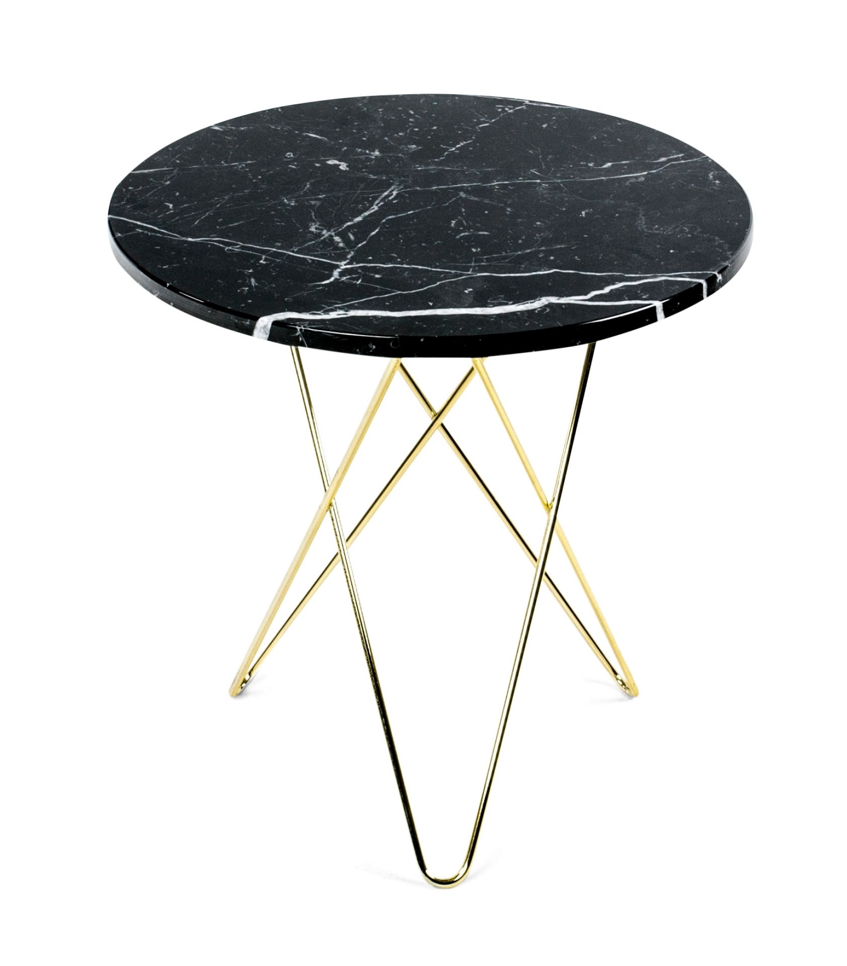 Tall Mini O Table Marble Ox Denmarq