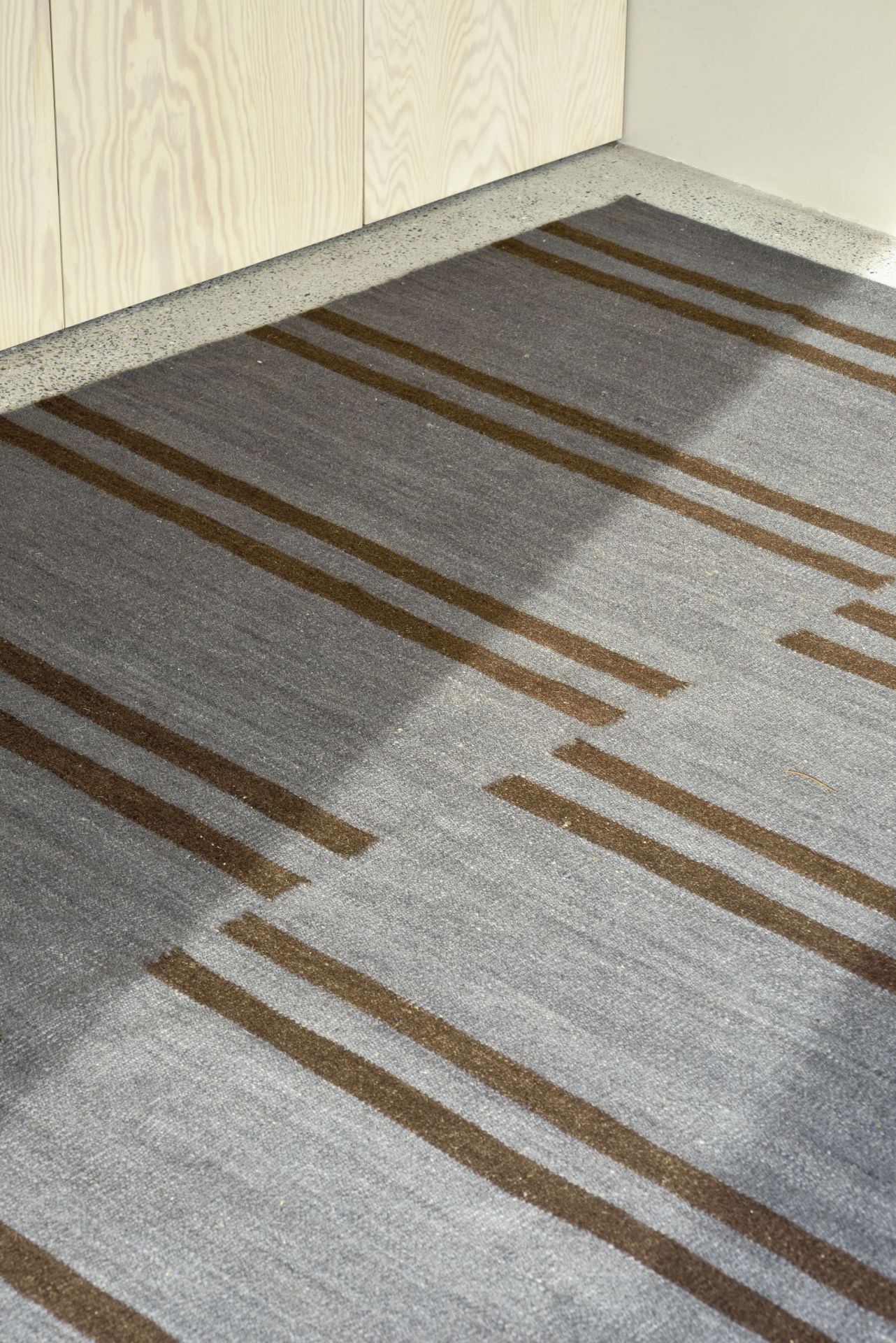 Blue Mazandaran Kilim rug 170x240 cm Ethnicraft EXHIBITION PIECE