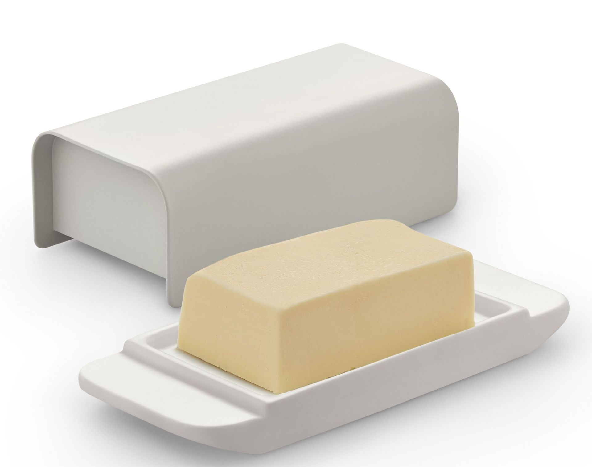  Mattina Butter dish BG04 Alessi Warm grey SINGLE PIECES