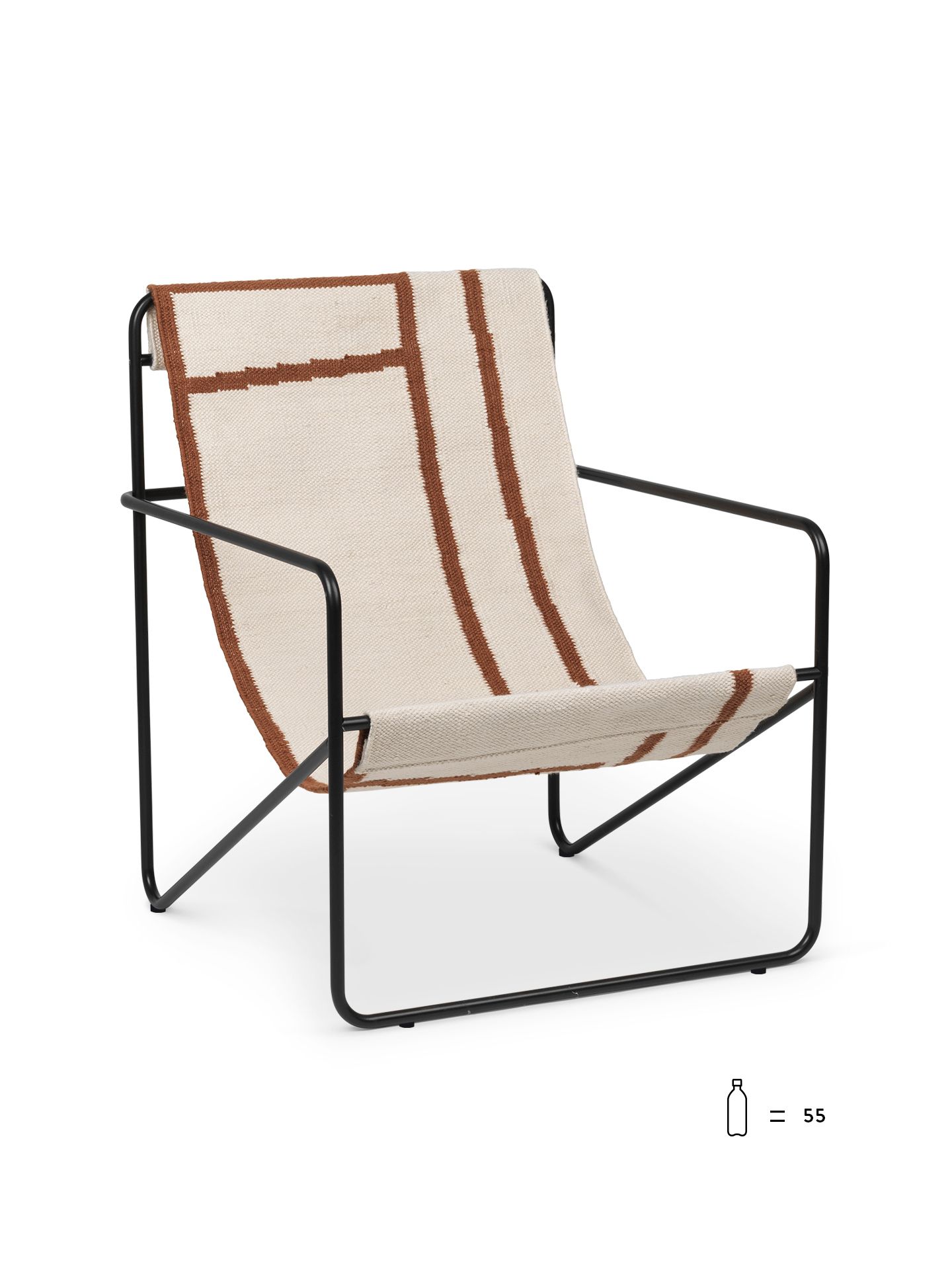 Desert Lounge Chair Black Ferm Living
