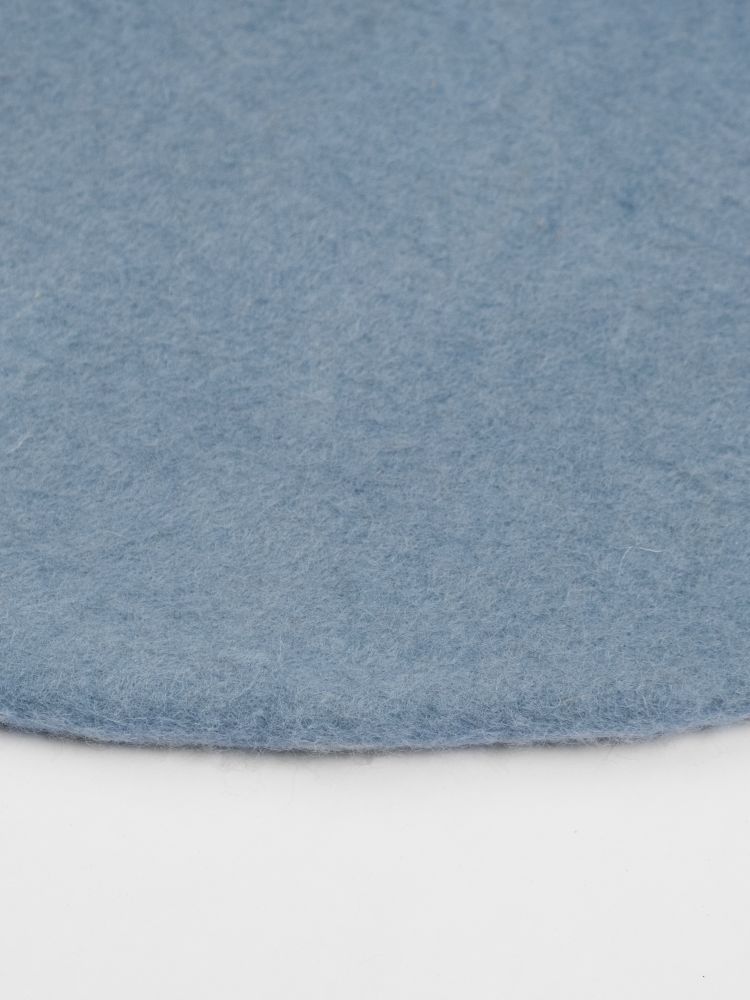 Mono Round Felt Rug Ø 160 cm myfelt Mia (light blue)