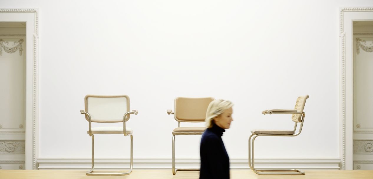 JS. Thonet by Jil Sander S 64 V / S64V cantilever chair Thonet 