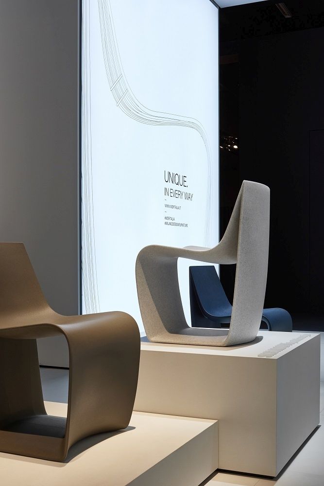 SIGN MATT Chair Indoor / Outdoor MDF Italia Concrete matte