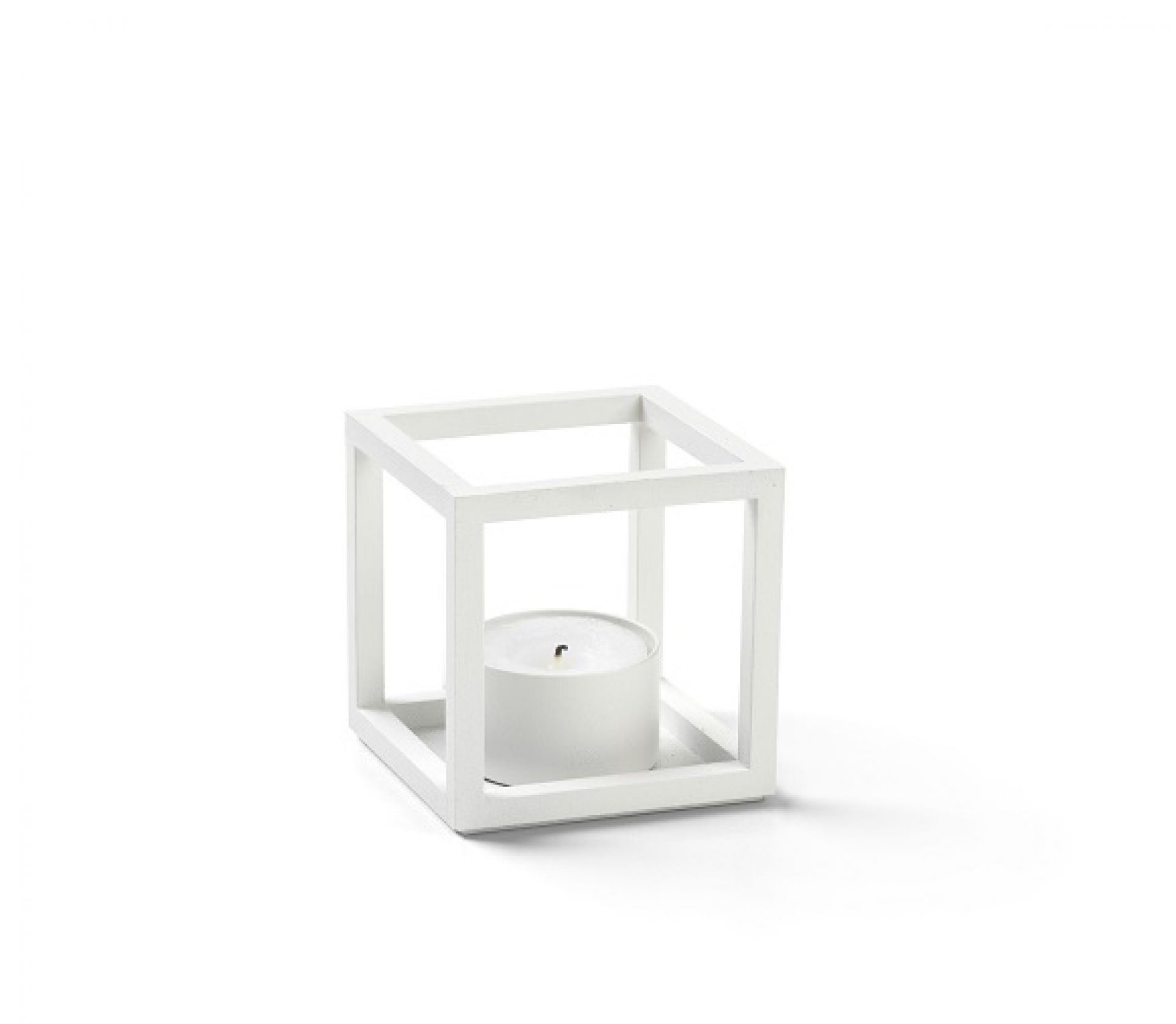 Kubus T Tealight Audo White SINGLE PIECES