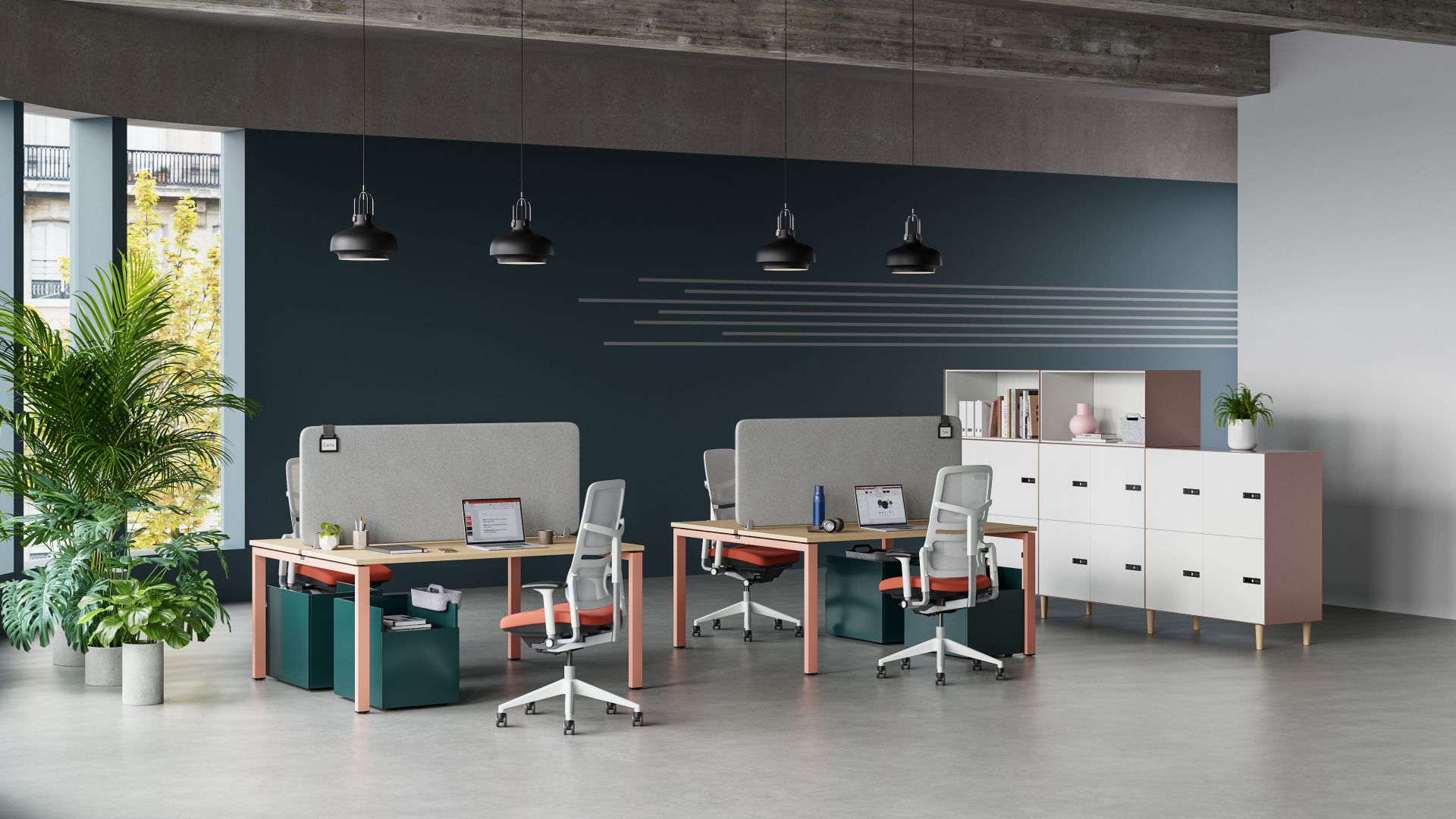 Please Air task chair with mesh back Steelcase 