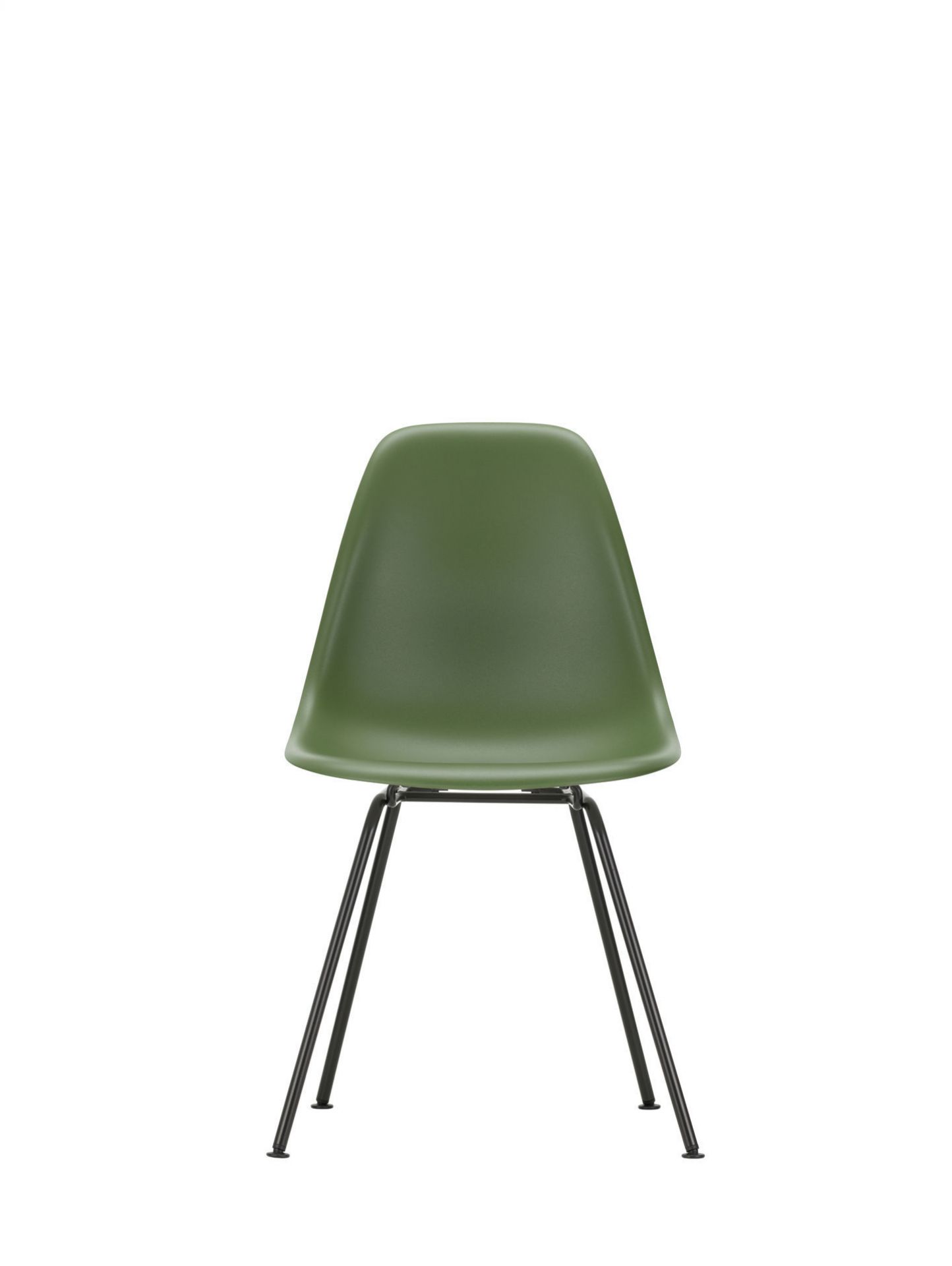Eames Plastic Side Chair DSX Chair Vitra Chrome - White