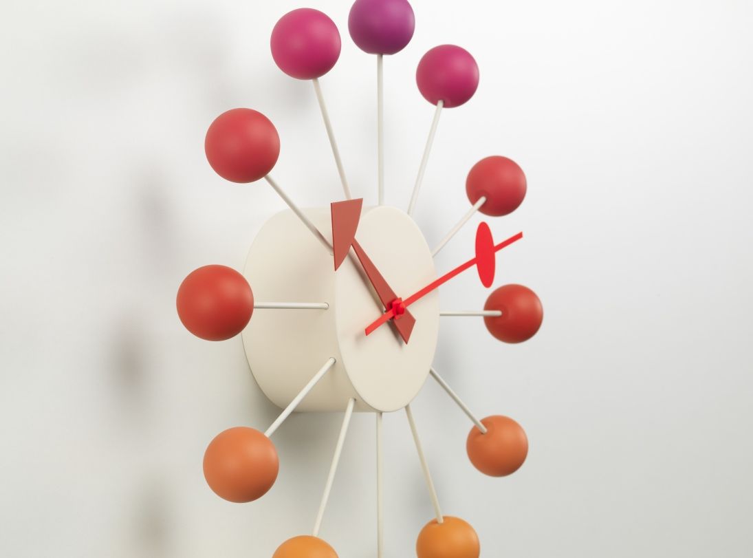 Ball Clock Wall Clock Sunset Vitra LIMITED EDITION 