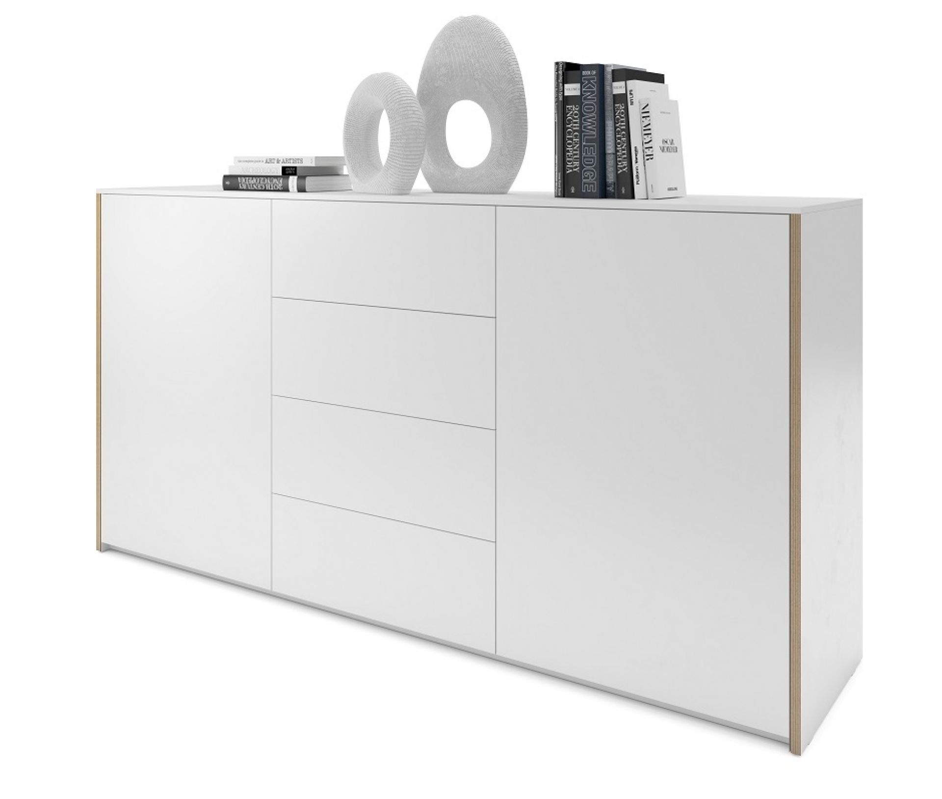 Modular Plus Sideboard with 2 doors and 4 drawers Müller Möbelwerkstätten