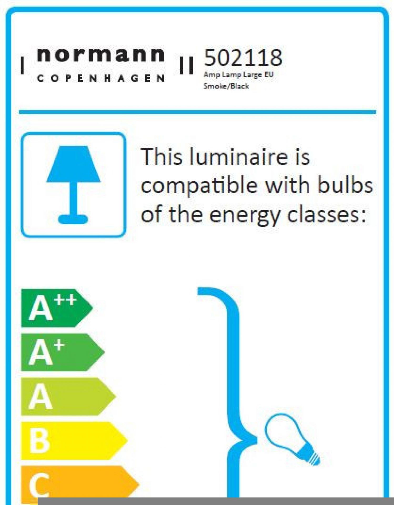 Amp Lamp pendant lamp Ø 11.2 x H 26 cm / GOLD-GREEN Normann Copenhagen SINGLE PIECES