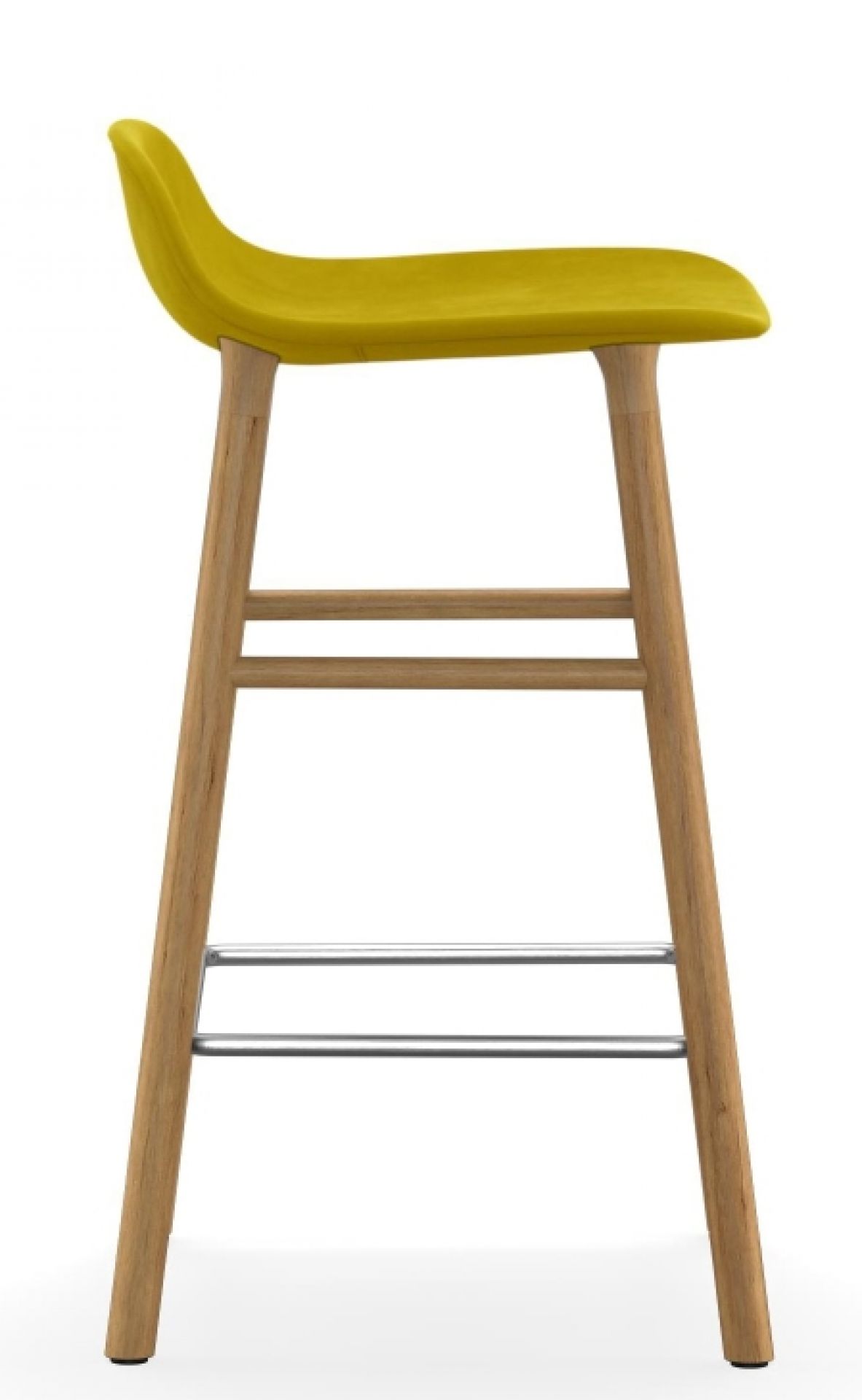 Form Barstool  H 65 cm Oak Upholstered Normann Copenhagen