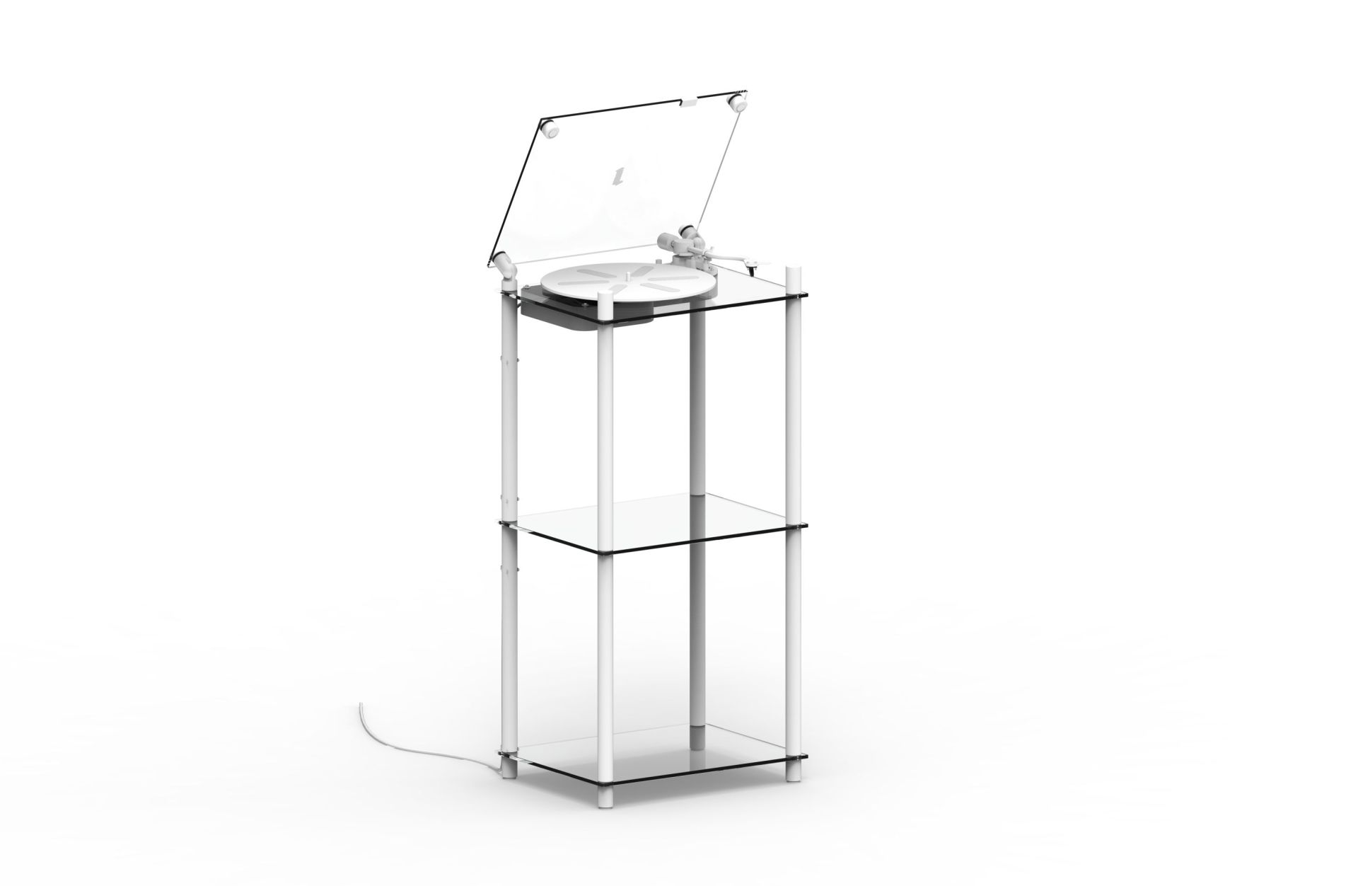 Transparent turntable Transparent