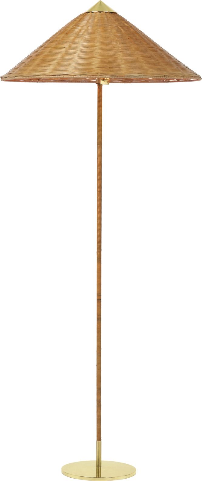 9602 Floor Lamp Wicker Willow Gubi SINGLE PIECES