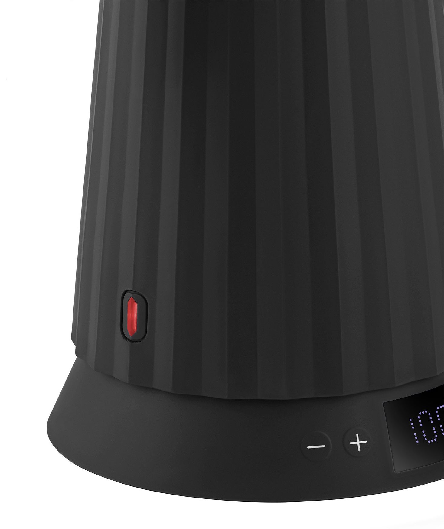 MDL21 Plissé kettle with temperature control Alessi Black