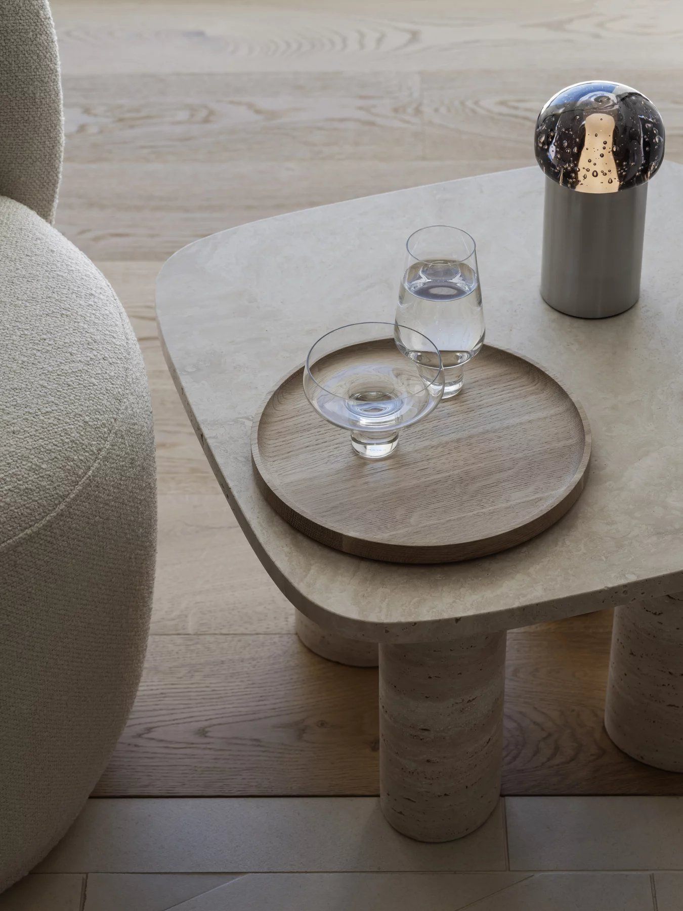 Volos side table W 52 x D 52 x H 34 cm Blomus