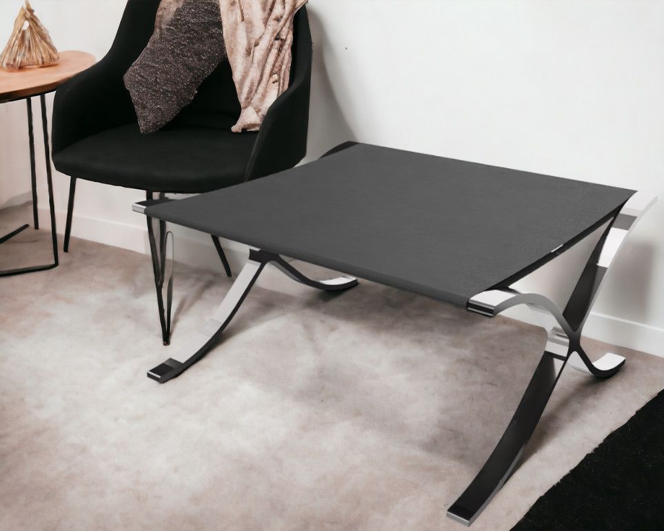 Barcelona Stool / Stool Relax with black cowhide Knoll International 