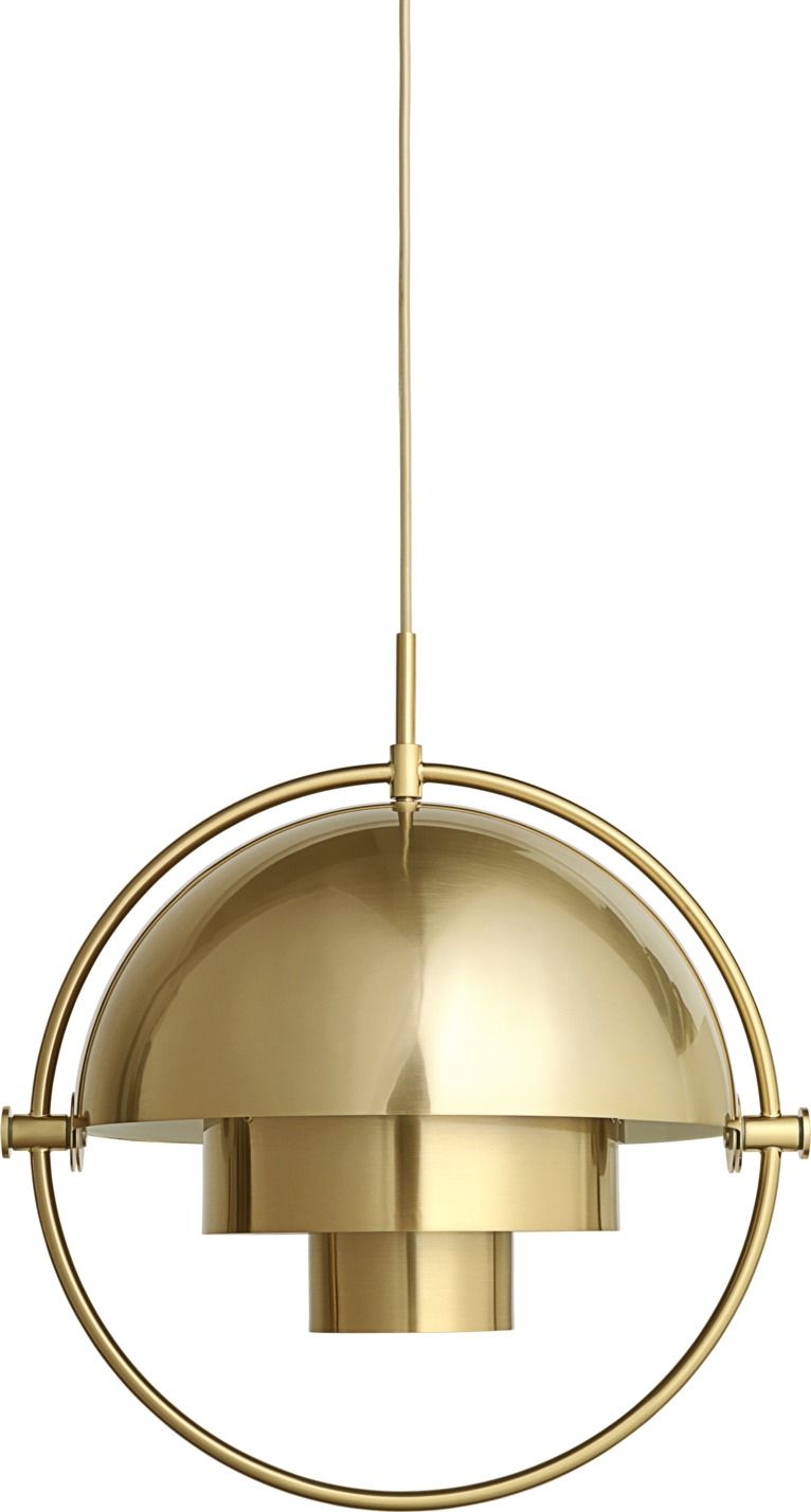 Multi-Lite pendant lamp Brass Gubi