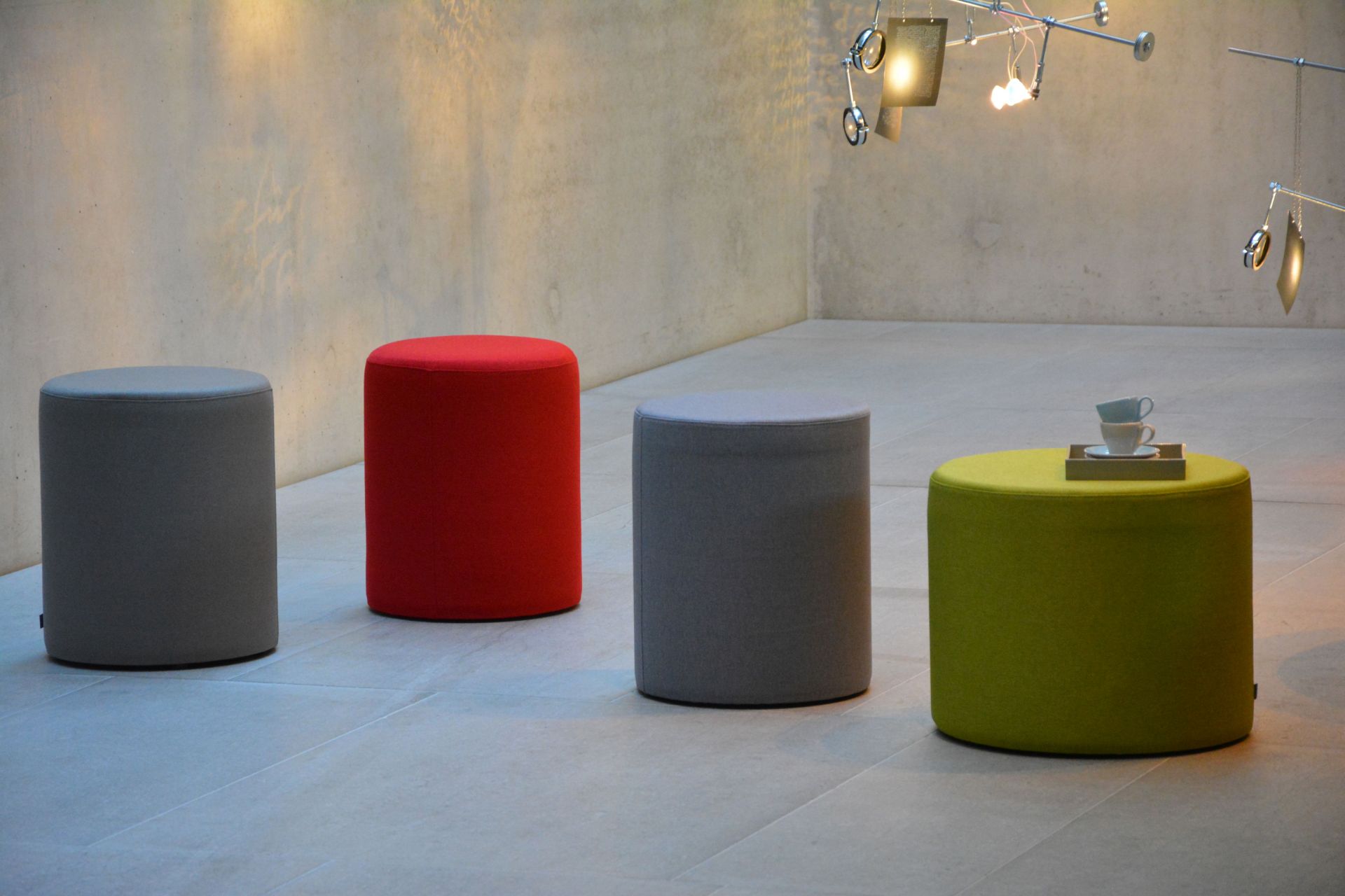 Rondo Pouf Ø 50 Black Jan Kurtz