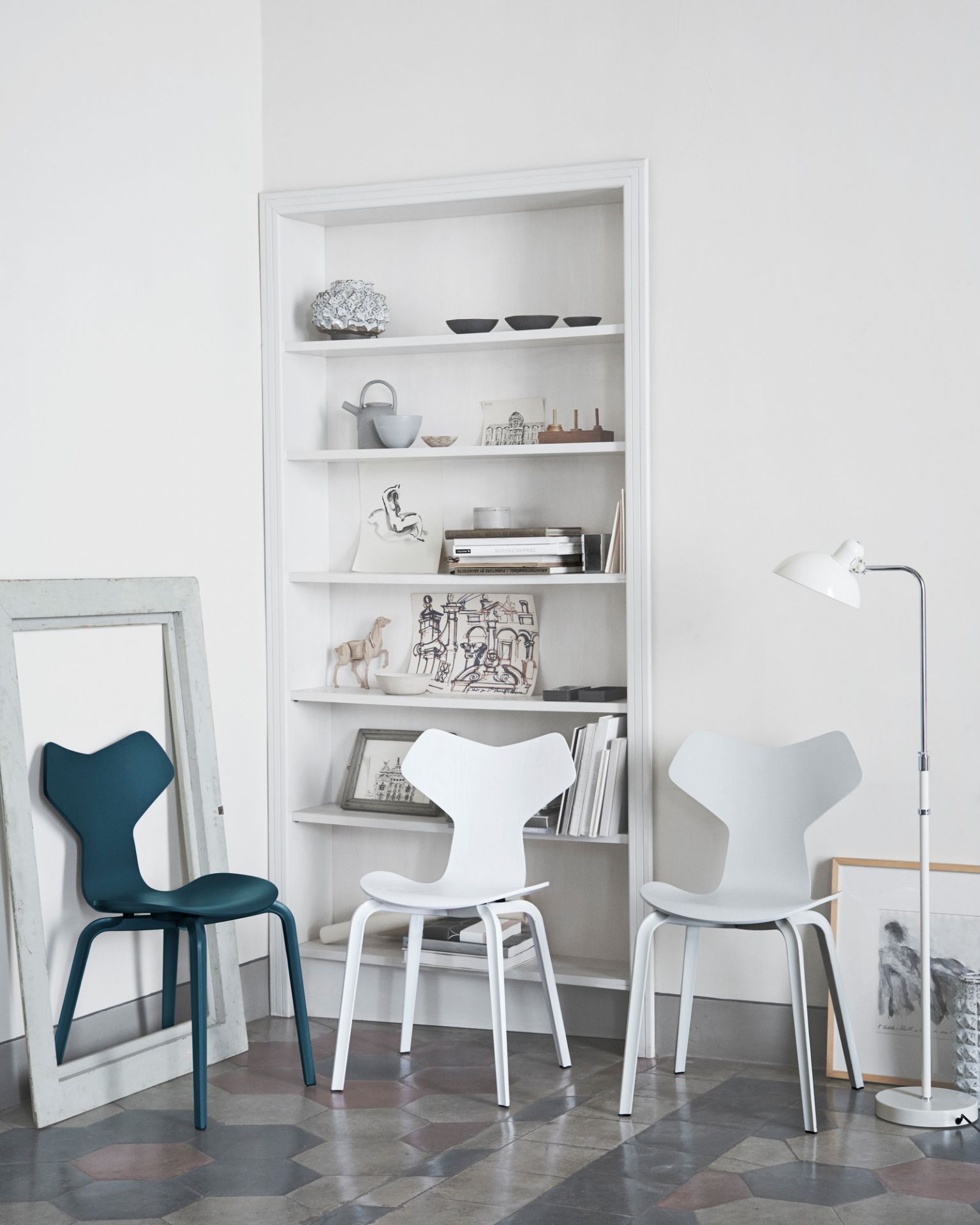 6580 F Luxury Floor Lamp KAISER idell Fritz Hansen