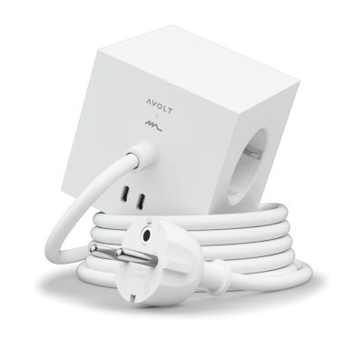 Square 1 - Avolt Socket Cube with USB C dfp Design 