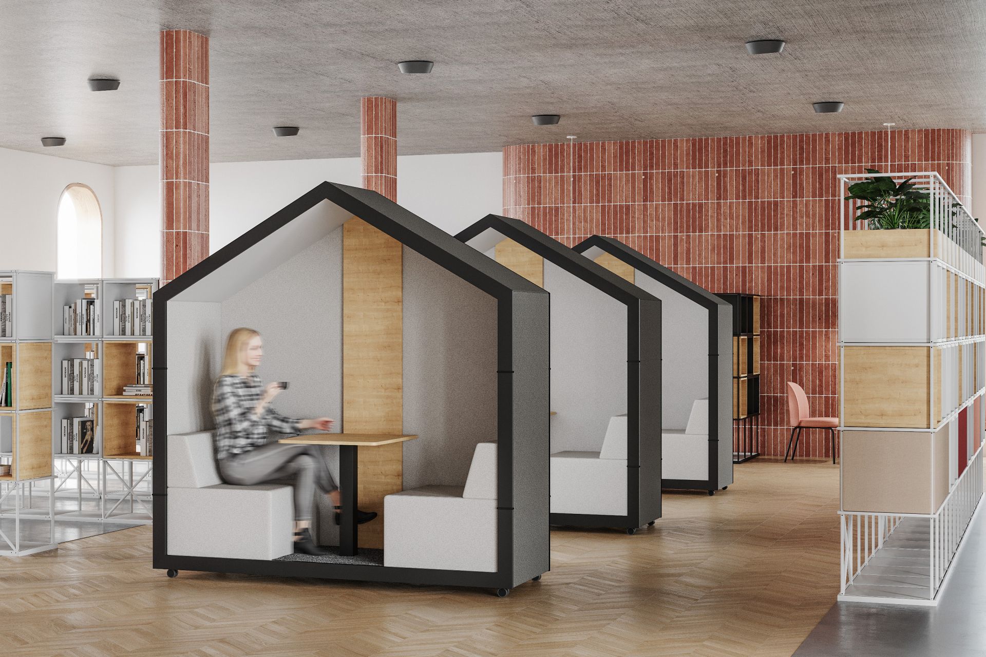 treehouse TH 2 Acoustic furniture for 2 persons Bejot