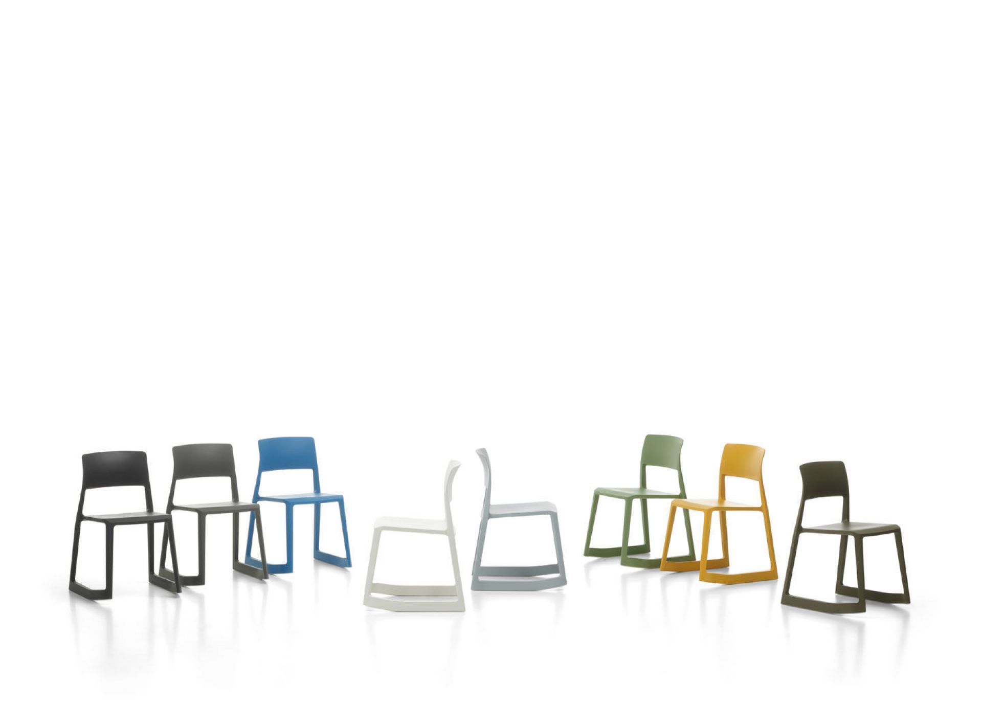 Tip Ton RE chair plastic Vitra Coral