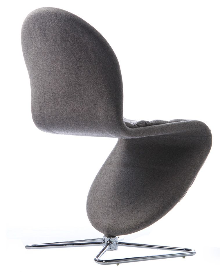 System 1-2-3 Dining Chair Deluxe Frame Butterfly Chair Verpan 