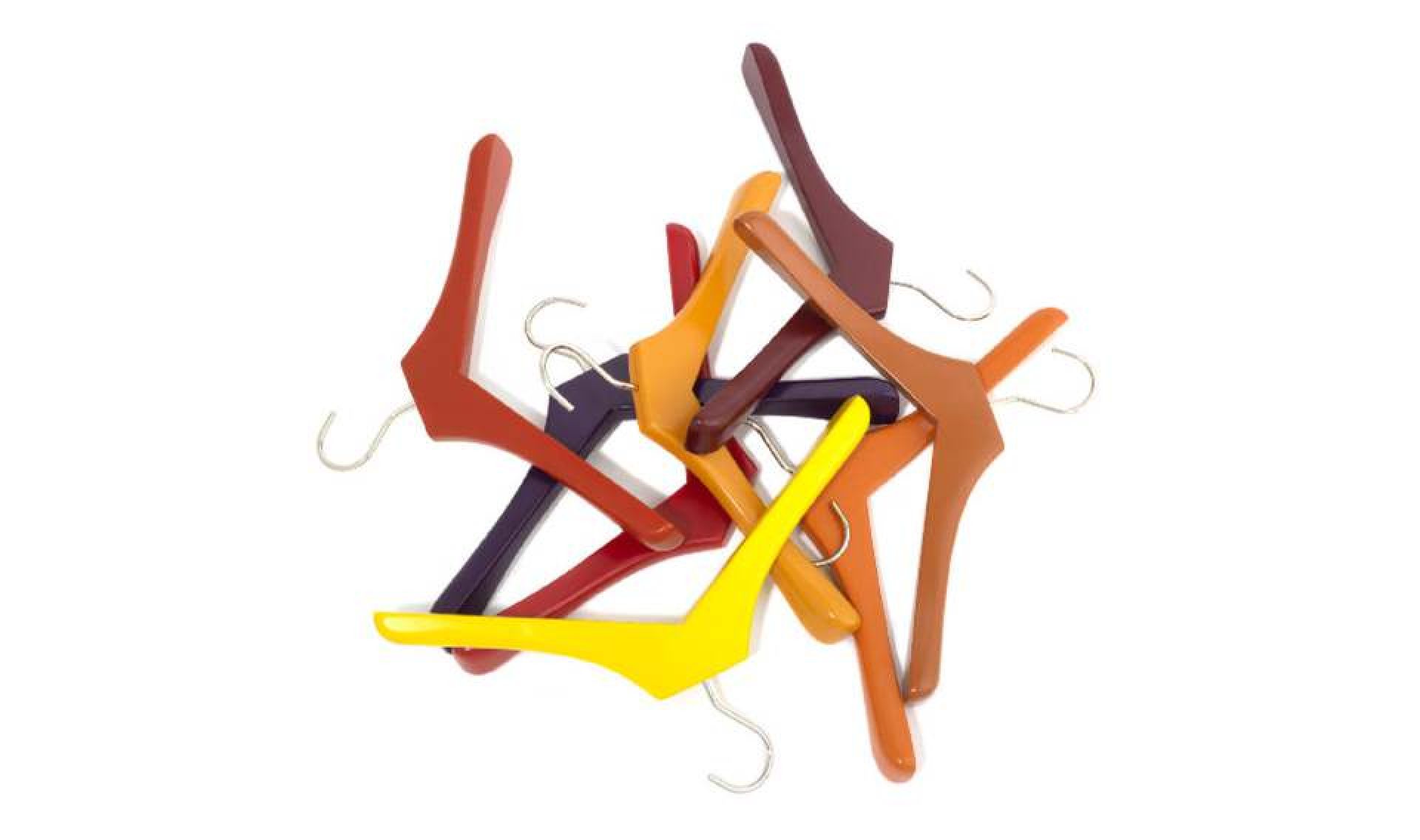 0112. Coat Hanger Citrus Yellow / Hook Chrome Matt Schönbuch