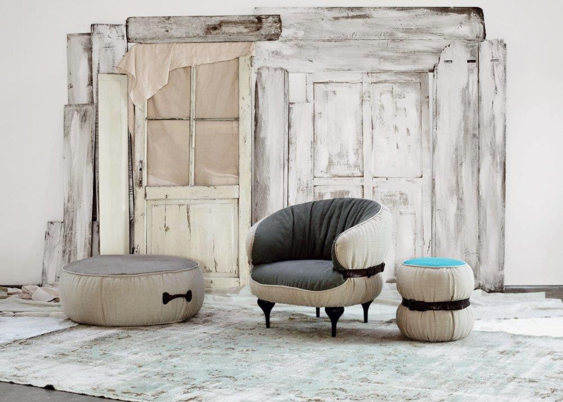 Chubby Chic Pouf Ø 45 cm Moroso Diesel