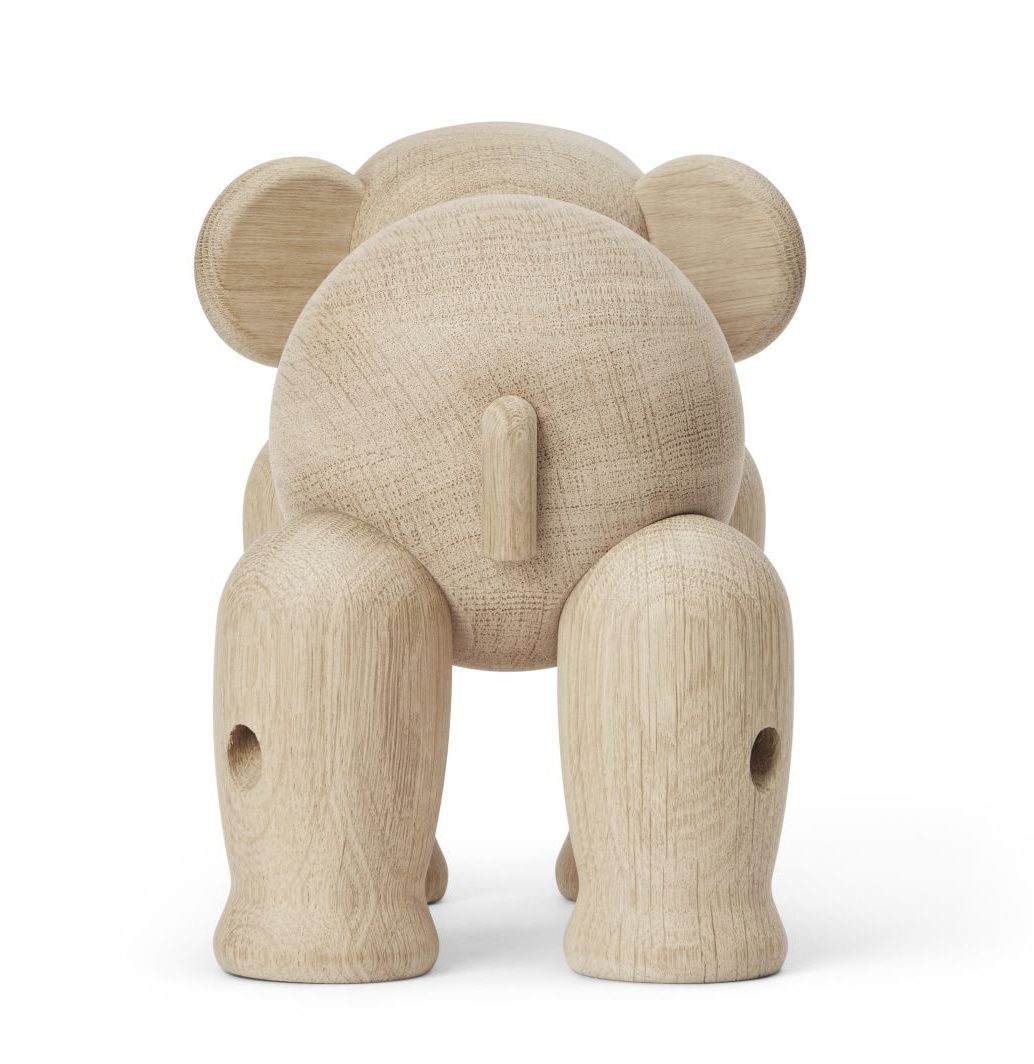 Elephant large oak Kay Bojesen