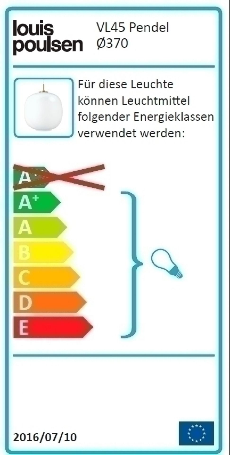 VL45 Radiohus pendant Ø 37 cm Louis Poulsen