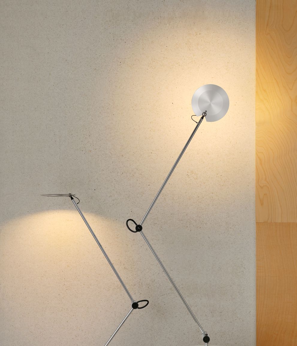 Pina LED table lamp suitable for USM Haller table leg Baltensweiler