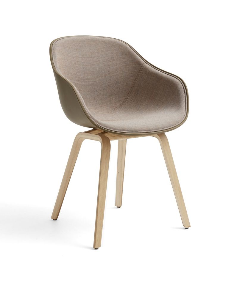 About A Chair AAC 222 Chair Oak water lacquered / Clay 2.0 / Remix-242 Hay SINGLE PIECES