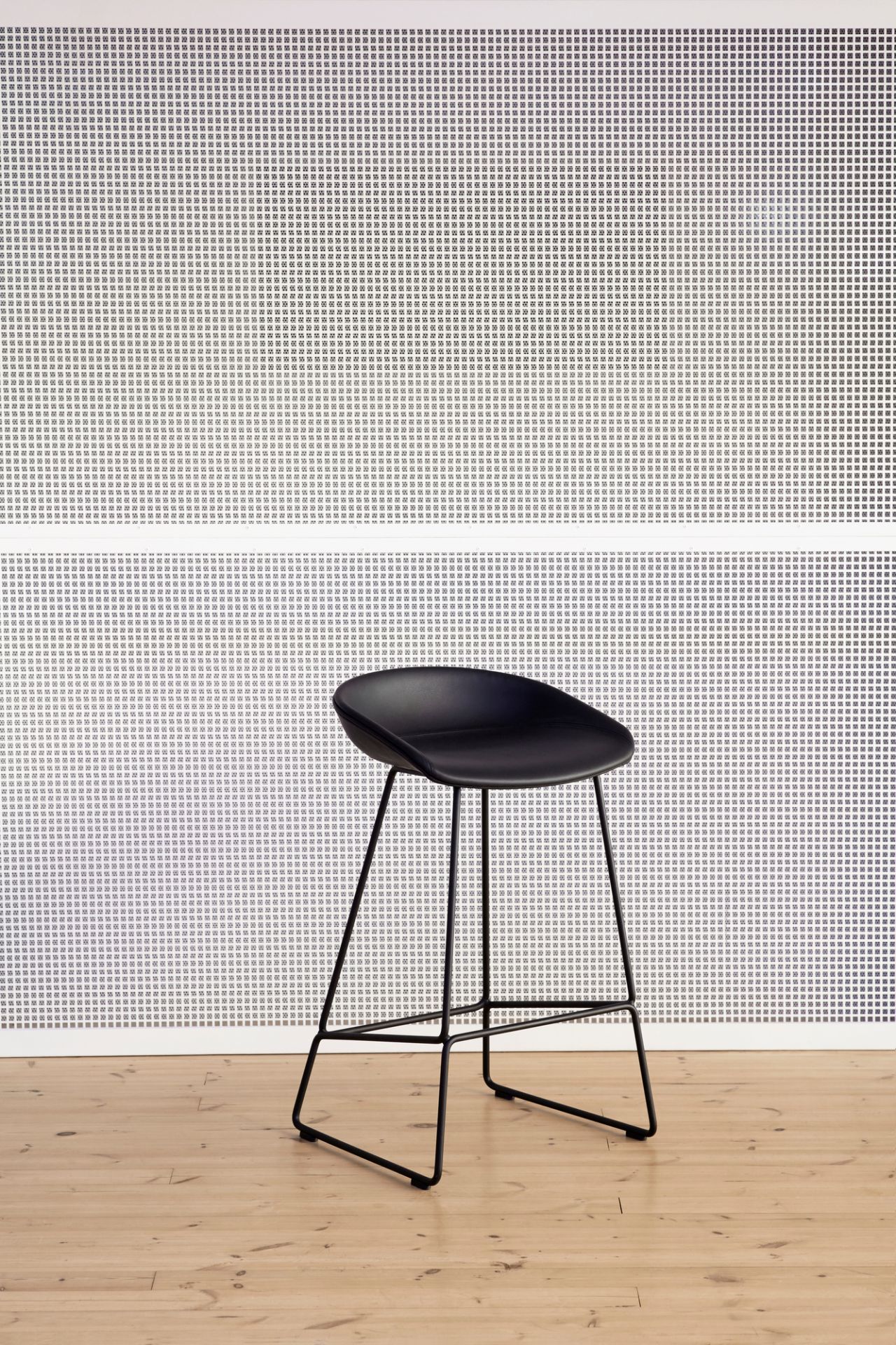 About a Stool AAS 39 / AAS39 Barstool with full upholstery Hay