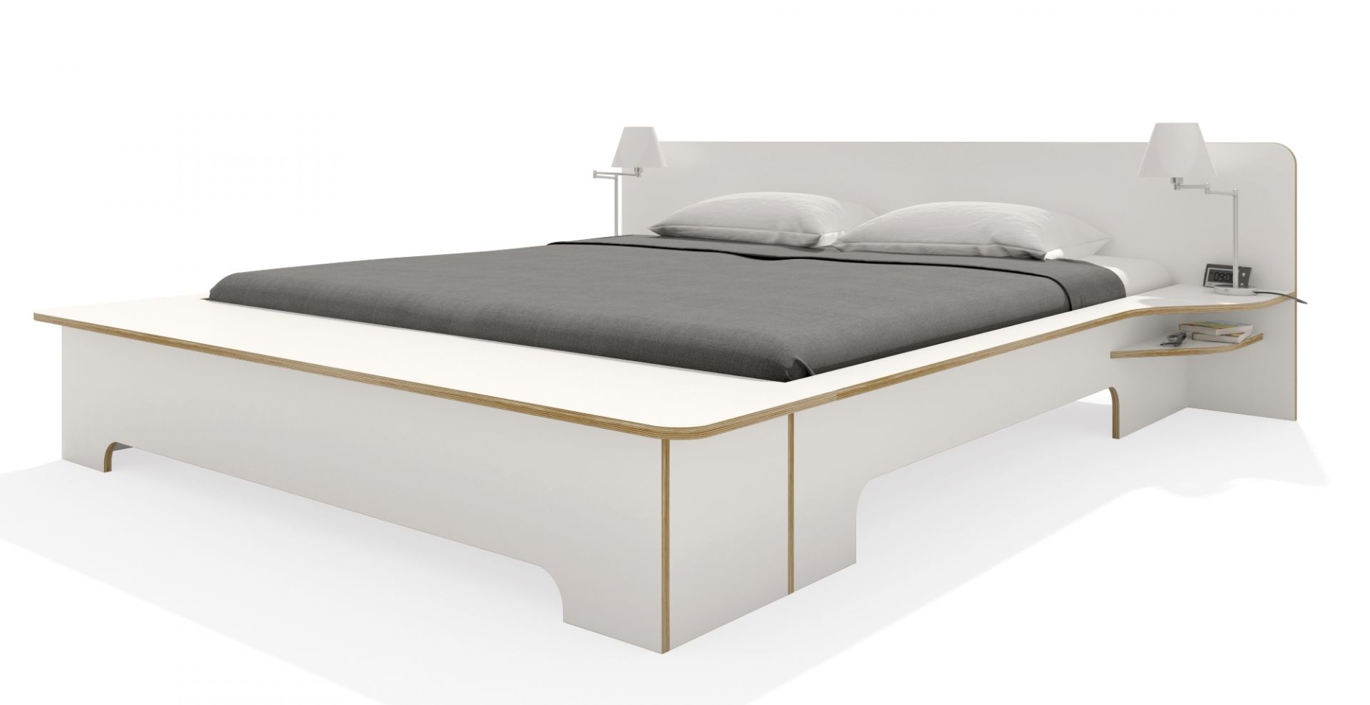 Plane Double bed Müller Möbelwerkstätten