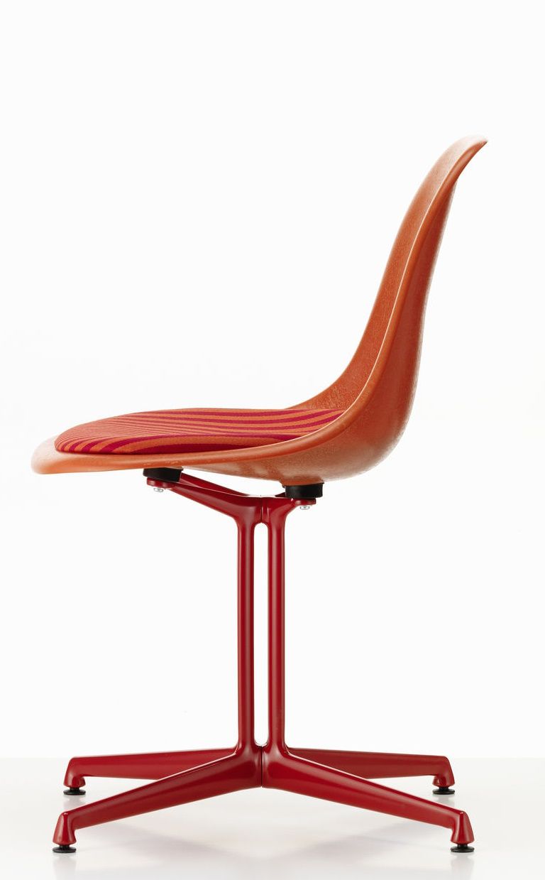 Eames Fibreglass Side Chair La Fonda Red Orange Vitra LIMITED EDITION 