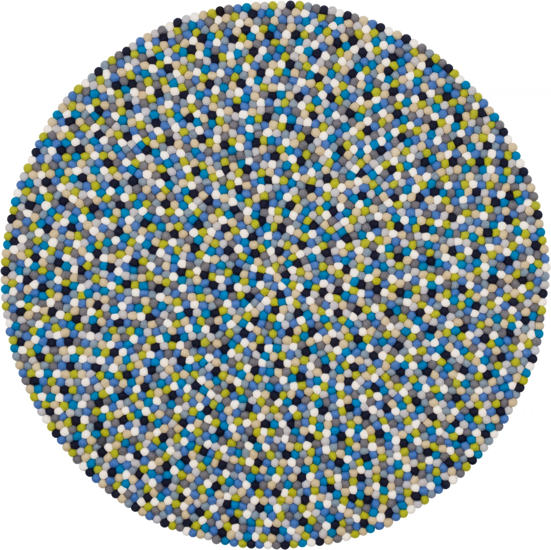 Felt ball Carpet round 160 cm myfelt Fritz