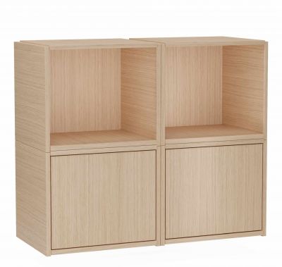 Bricks System C Shelf Woud