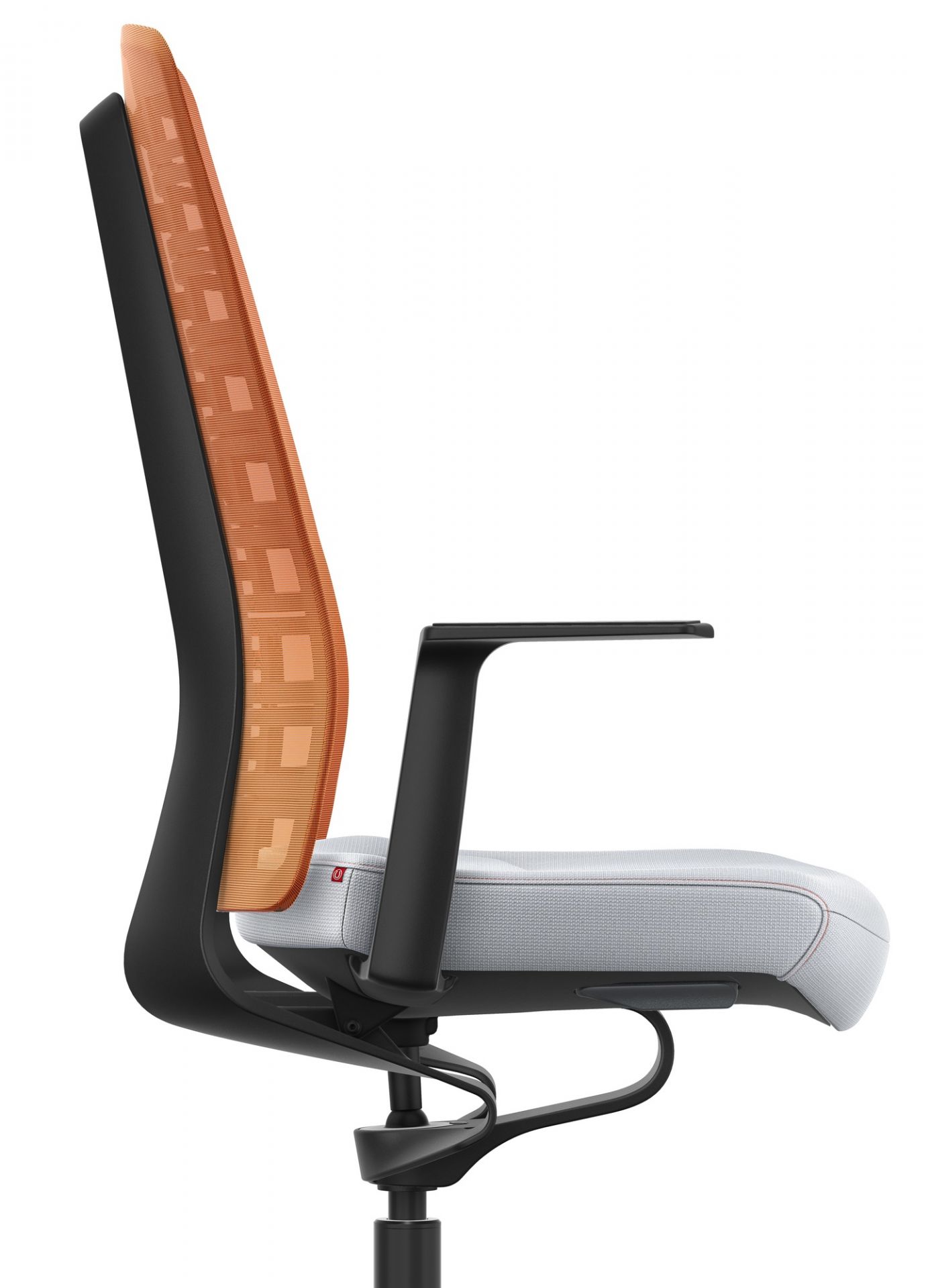 Pure Edition Active Office swivel chair Interstuhl Orange - Light grey