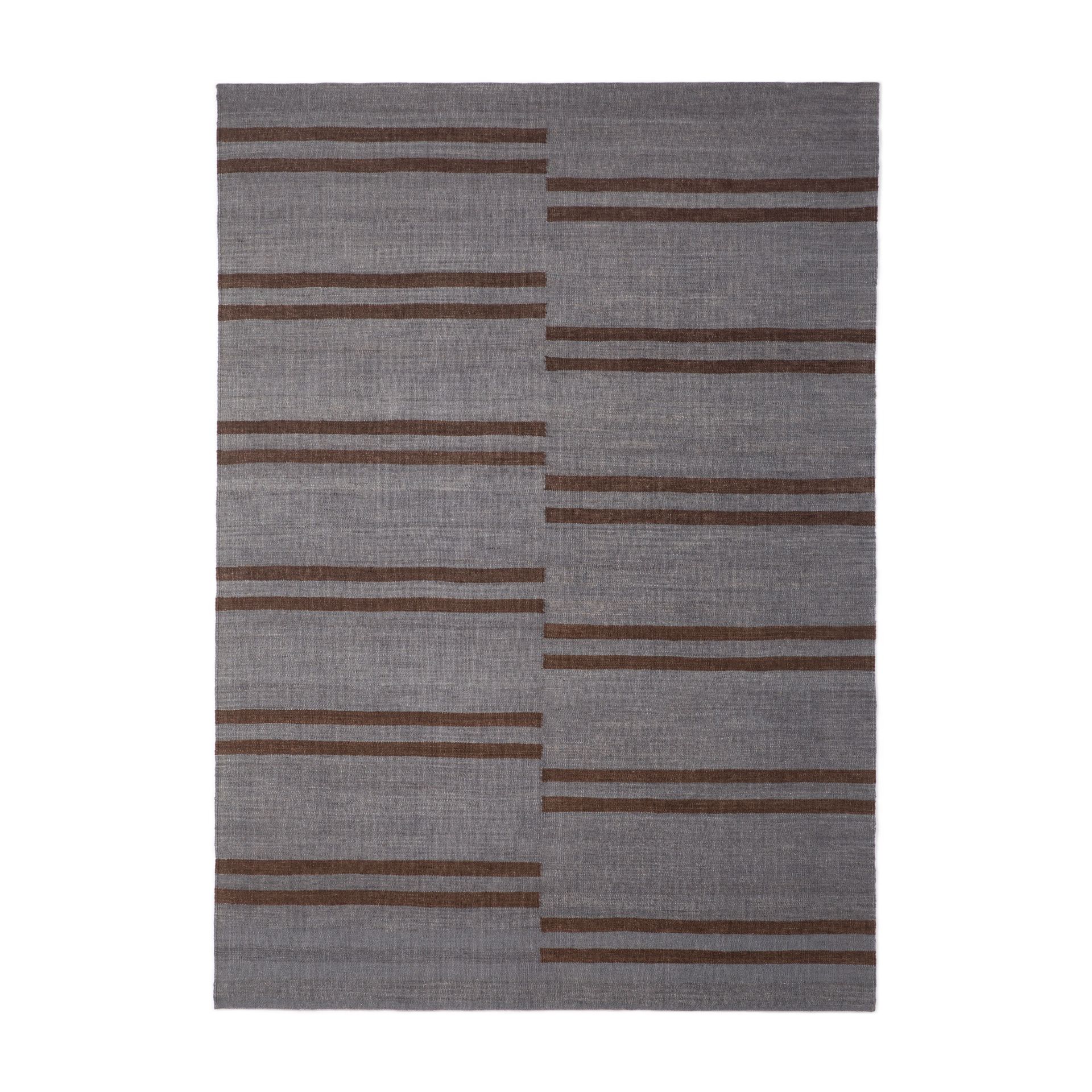Blue Mazandaran Kilim rug 170x240 cm Ethnicraft EXHIBITION PIECE