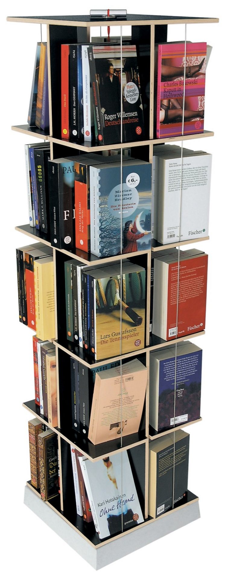 Buchstabler bookshelf, dvd-shelf Nils Holger Moormann
