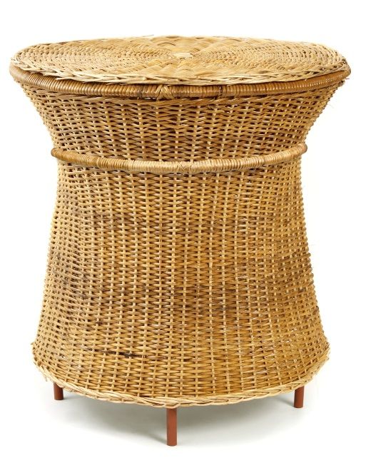 Caribe Natural Tall Side Table Outdoor ames