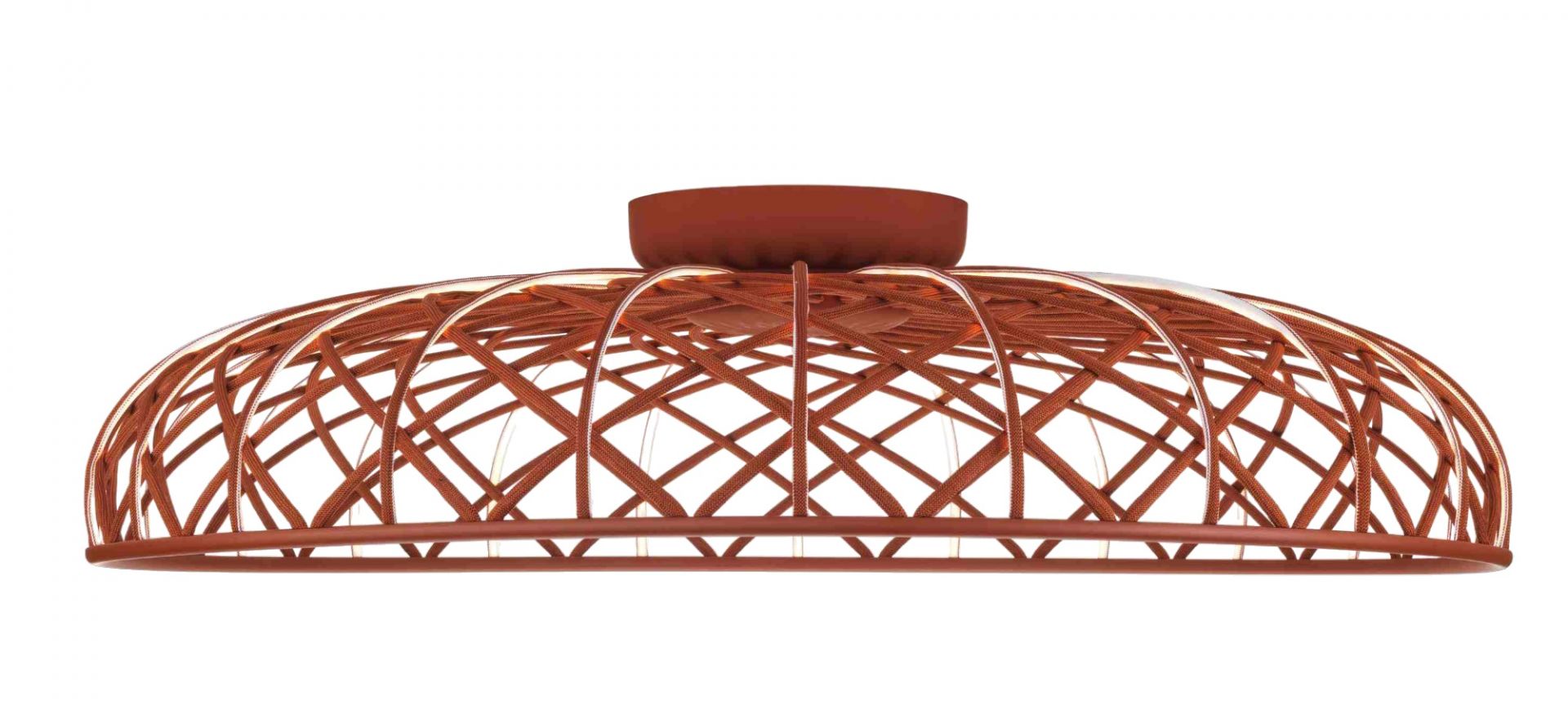 Skynest Ceiling Light Brick Red Flos