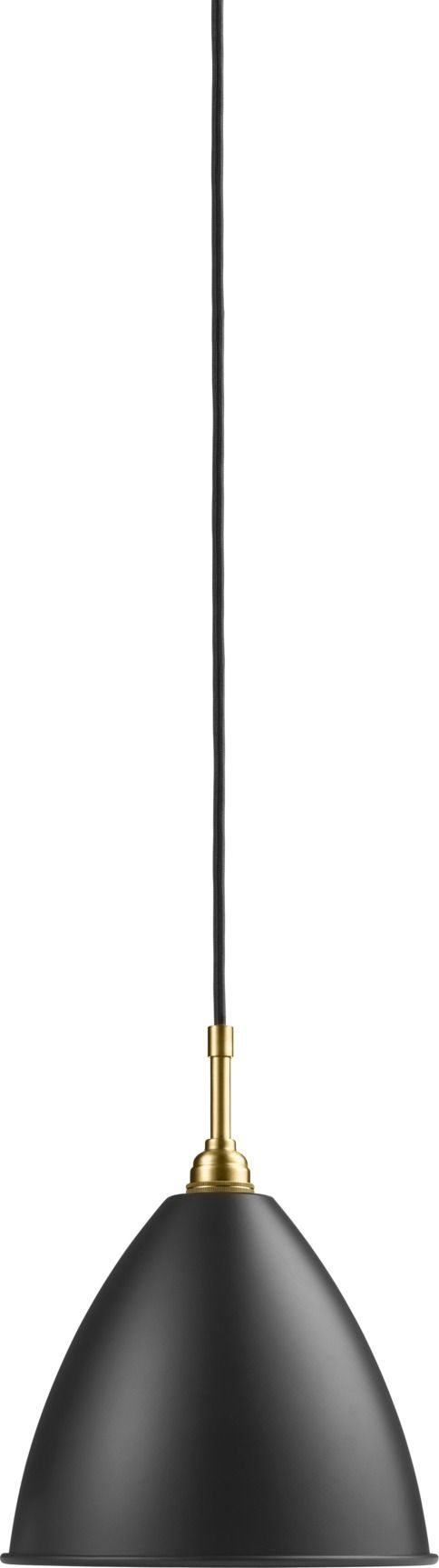 Bestlite BL 9 M pendant luminaire Black / Brass Gubi