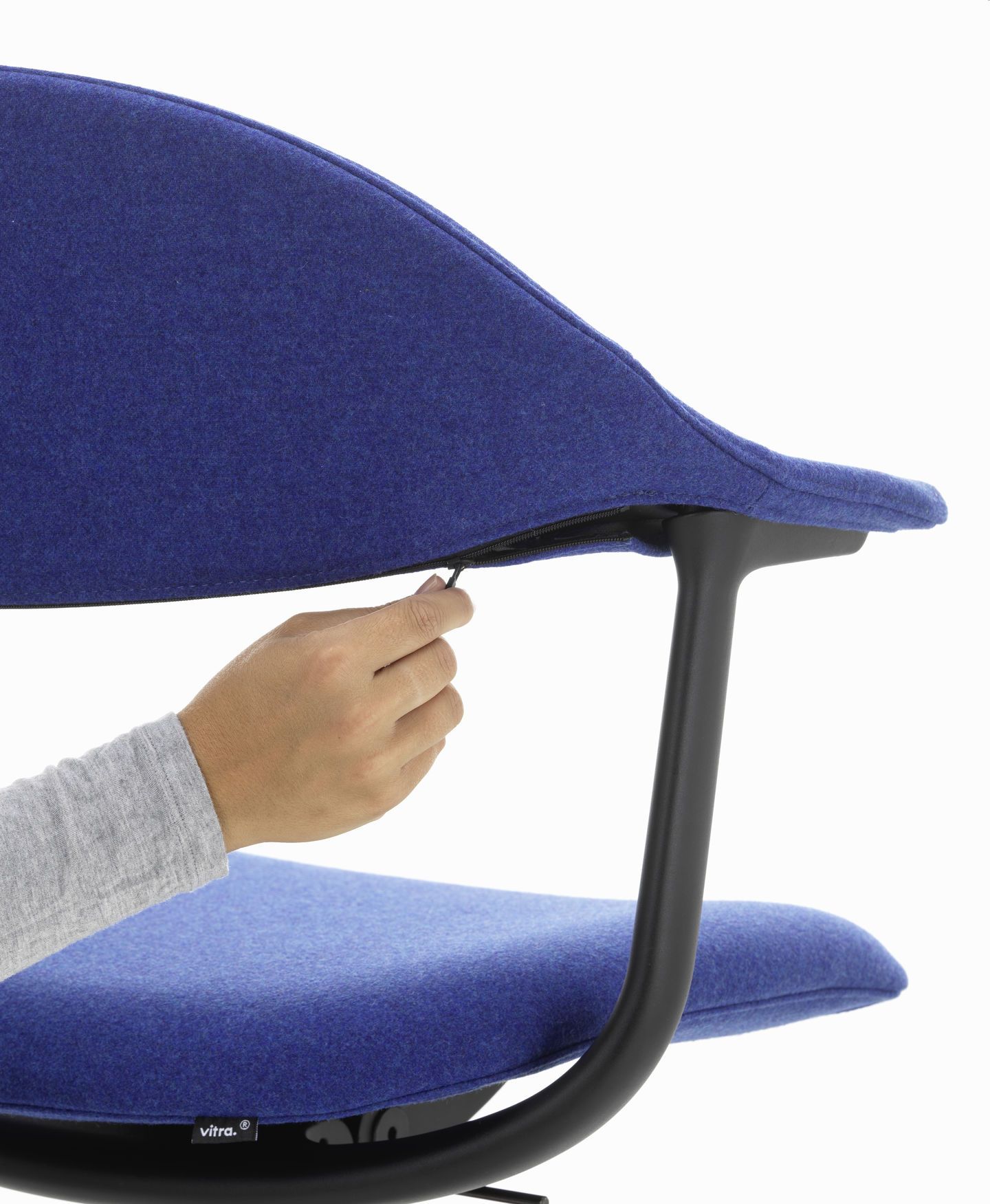 Mynt back and seat plastic office swivel chair Vitra